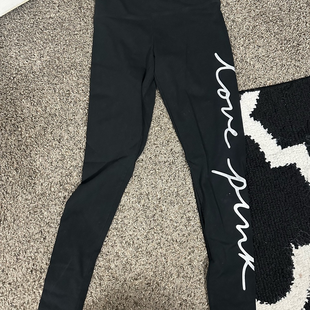 PINK Victoria's Secret Black Leggings
